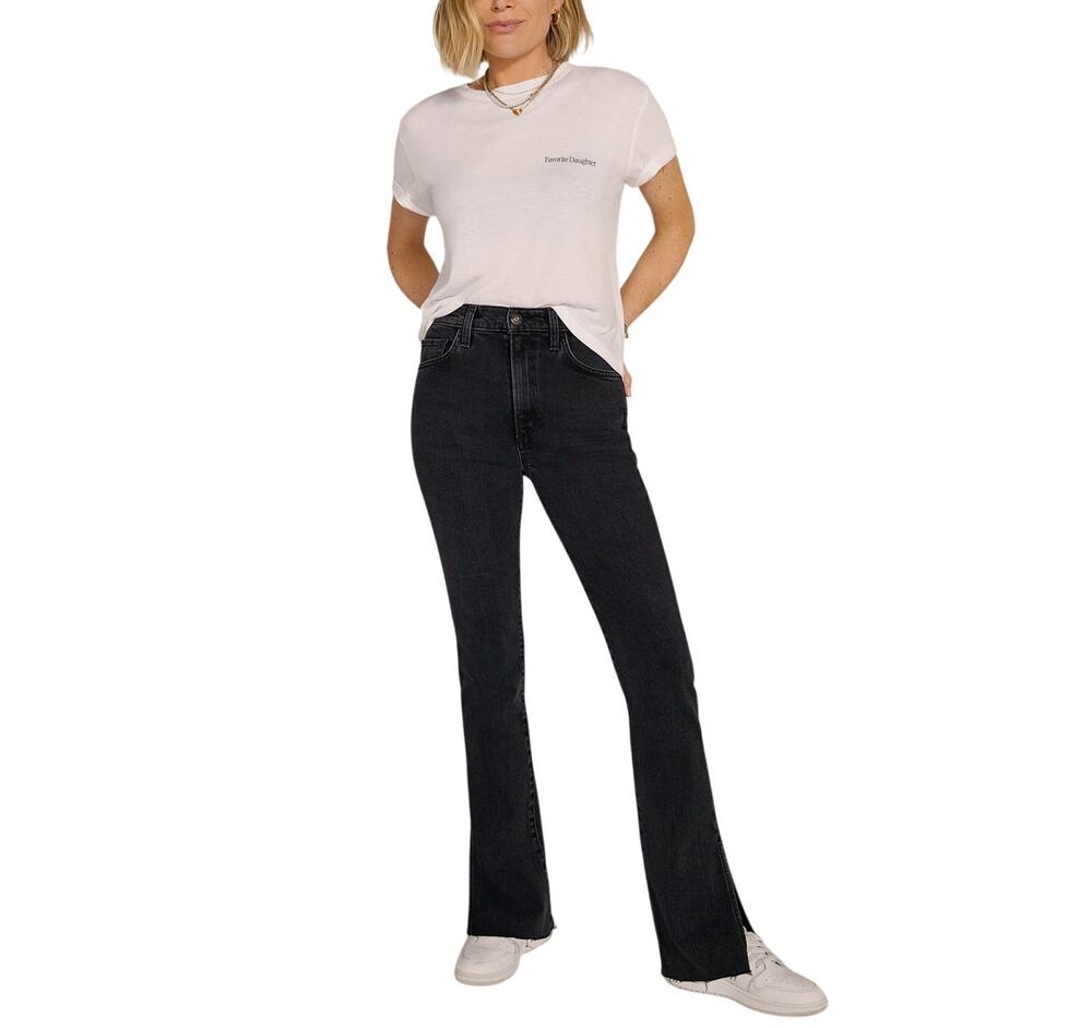Favorite Daughter Sleek Boulder Valentina Shortie Denim Jeans Size 25